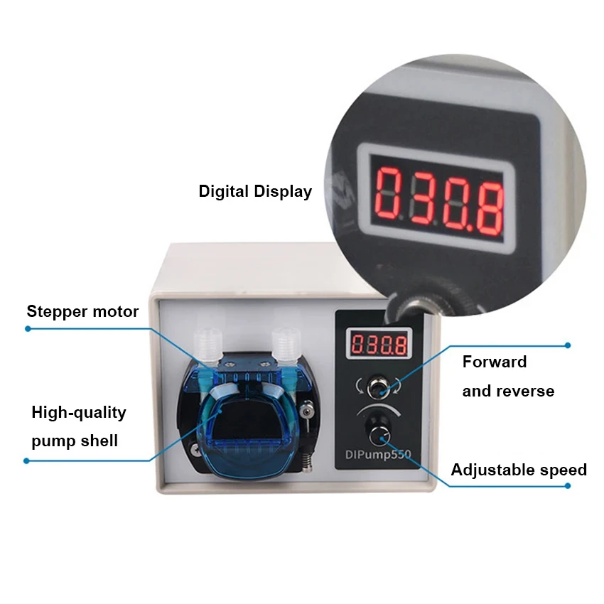 自動蠕動ポンプ,小型インテリジェント自動ポンプ,食品グレードの循環,220V DC