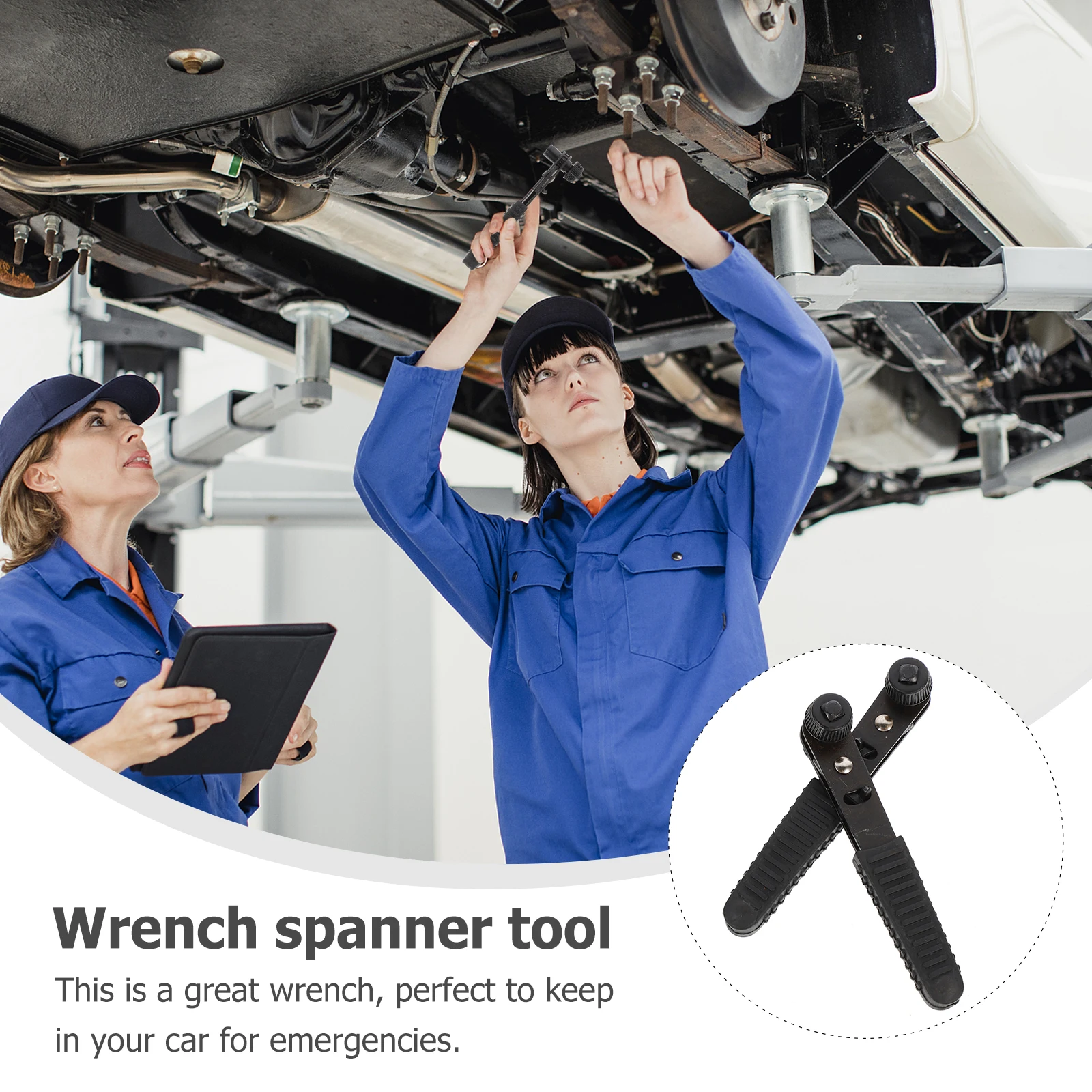 

2 Pcs Quick Ratchet Wrench Convenient Mini Simple Twisted Wire Spanner Twisting Tool Easy Handle