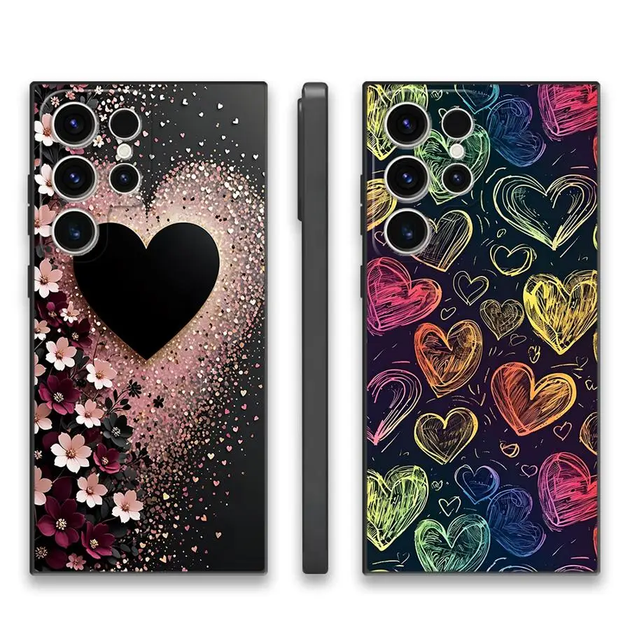 حافظة لهاتف سامسونج جالاكسي نوت S9 20 الترا 9 10 بلس 8 S8 S10 فن الحب الرائع #2