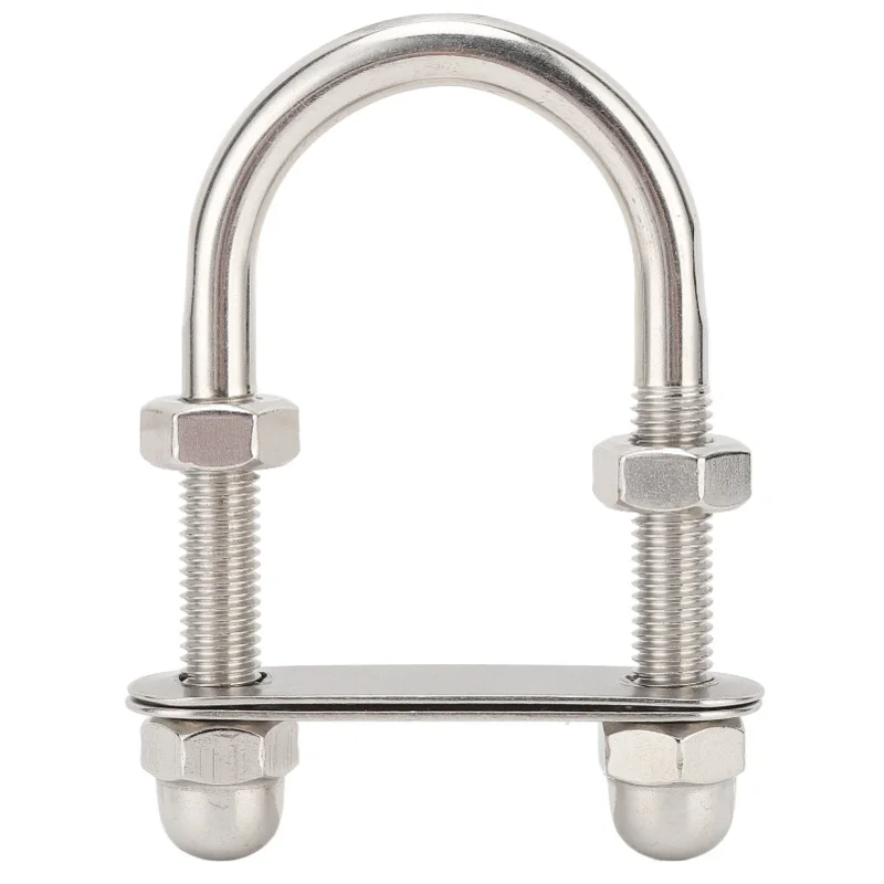 Marine U Bolts 316 Stainless Steel Mirror Polished Boat Accessories For Yacht M10x95x45mm