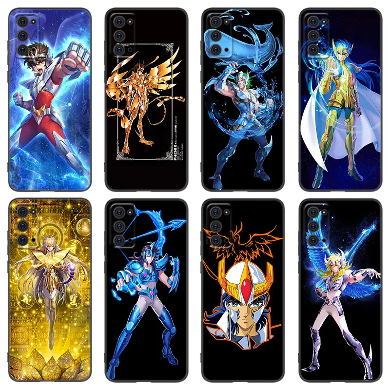 Anime Saint Seiya Knights Case For Samsung M30 M31 S M23 M32 5G M11 M12 M21 M22 M51 M52 Note 10 Lite 20 Ultra J4 J6 Plus J8 2018