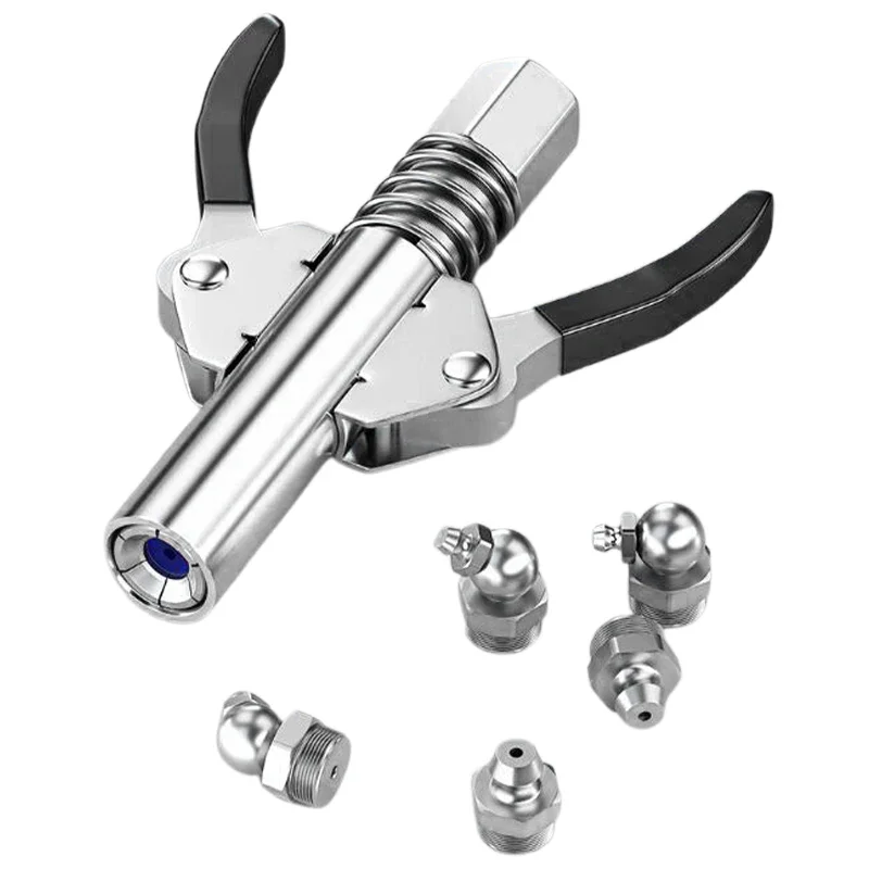 

Double-Handle High-Pressure Locking Pliers Grease Nozzle Grease Coupler Repair Tools fit NPT1/8 Adapter Grease Gun Accessories