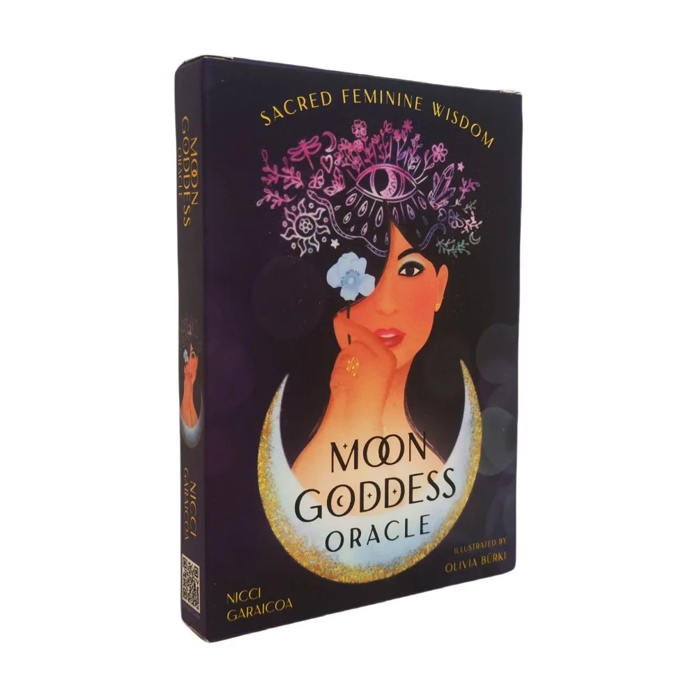 

Moon Goddess Oracle 36 Cards Also Feature Crystals, Colors, Mantras, Favored Moon Cycles, and Plant Medicines 10.4*7.3cm