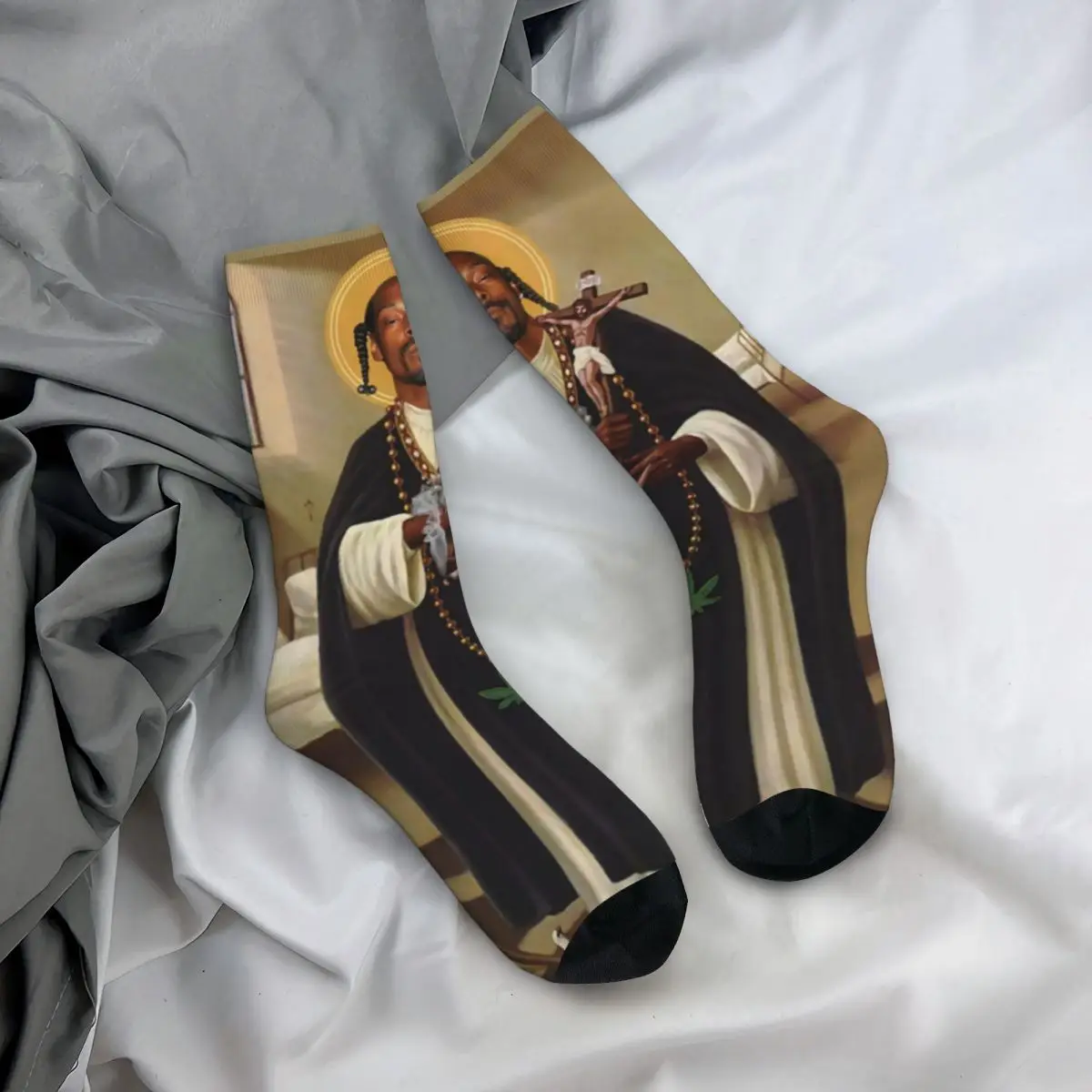 Snoop Dog Socks Winter Jesus Stockings Korean Women Men Quality Socks Design Outdoor Sports Anti Sweat Socks