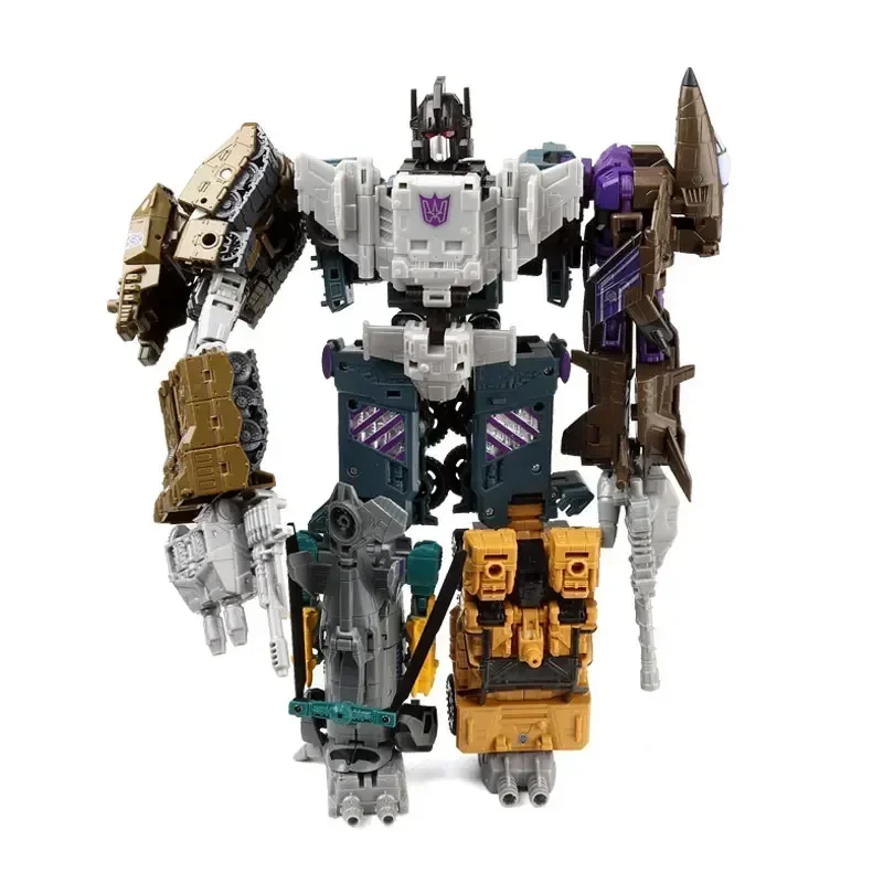 HaiZhiXing 5in1 Combiners Bruticus G1 Transformation Action Figure Toy Brawl Swindle Onslaught Model Deformation Car Robot KO