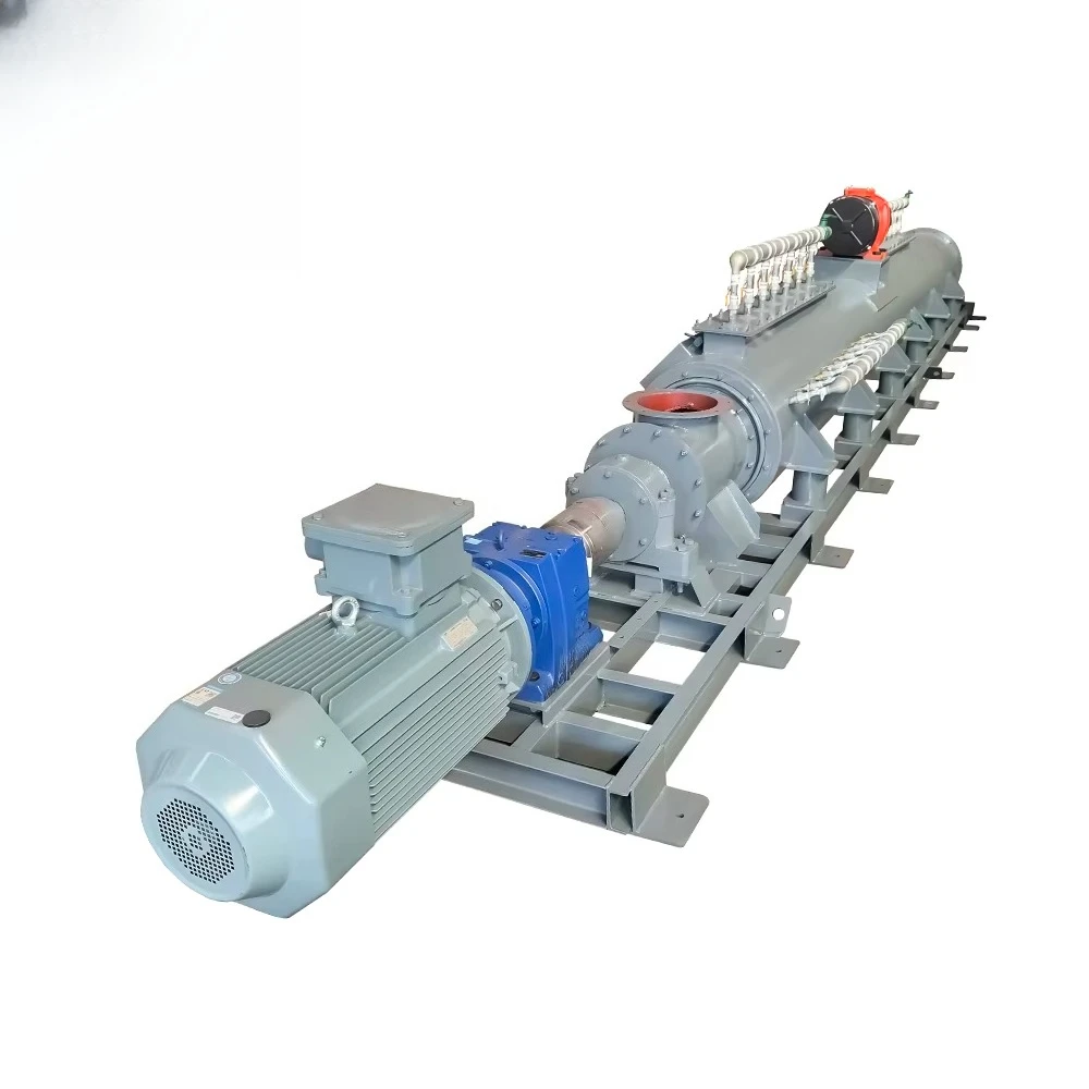 Double-shaft Industrial Dust Humidifier for Lime Powder Single-shaft Mixer Carbon Steel/Stainless Steel 380V