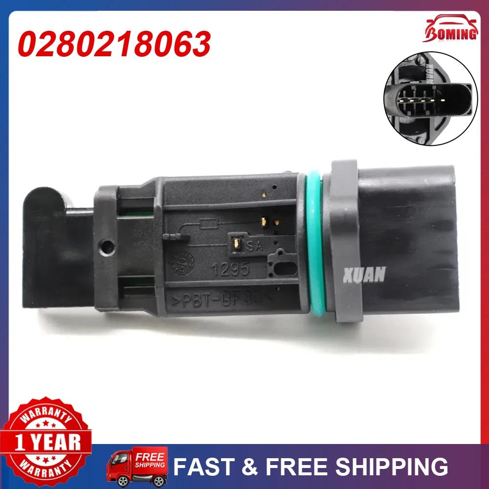 0280218063 Araba MAF Kütle Hava Akış Ölçer Sensörü Seat Exeo Ibiza Leon Toledo Skoda Octavia 0280218064 06A 906461 L 06A 906461 LX