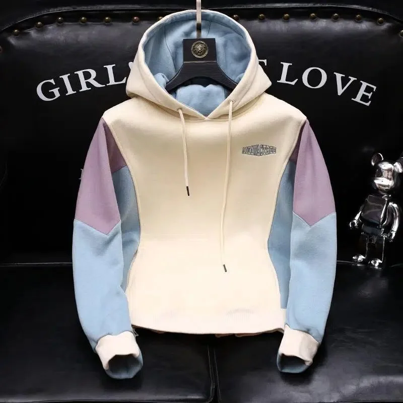 

2024 Spring and Autumn New Fashion Trend Sports Hoodie Men's Casual Loose Comfortable High Quality Large Size Pullover M-4XL