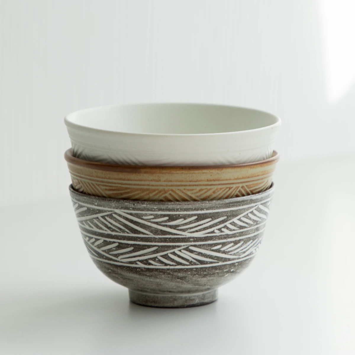 

Чаша из керамогранита ручной росписи в японском стиле Sanjia: для риса, каши, десертов. Посуда для дома и столовой.