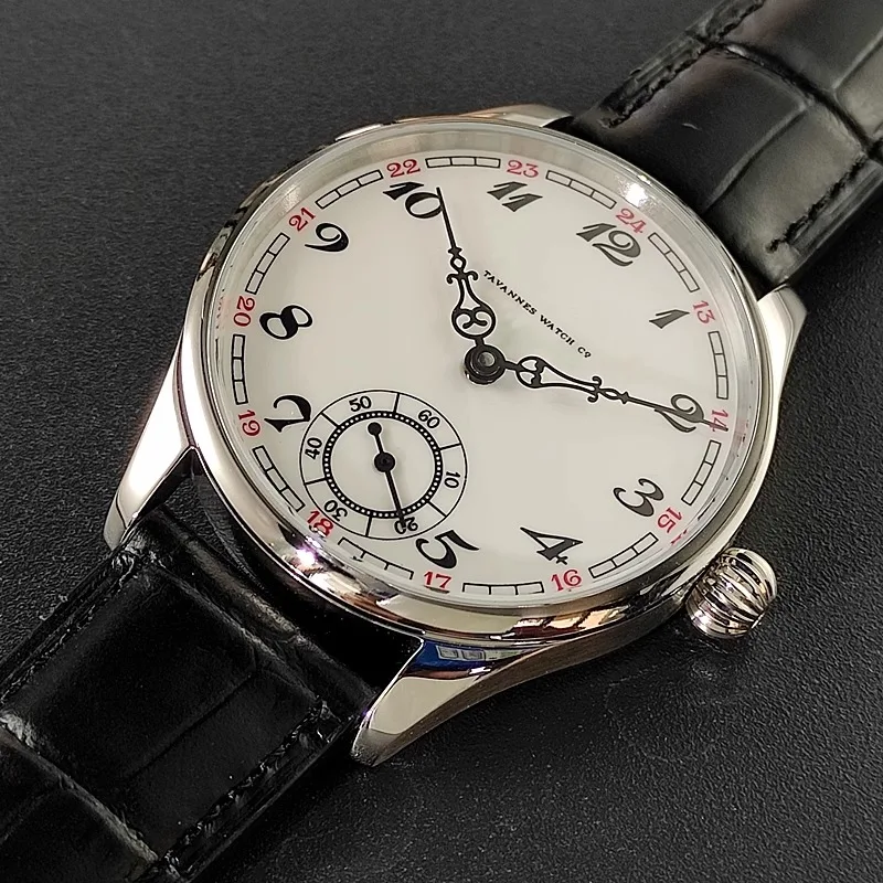 Men's Manual Mechanical Watch Roasted Blue Pin Seagull ST3621 Vintage Business Men's Waterproof Genuine Leather Watch