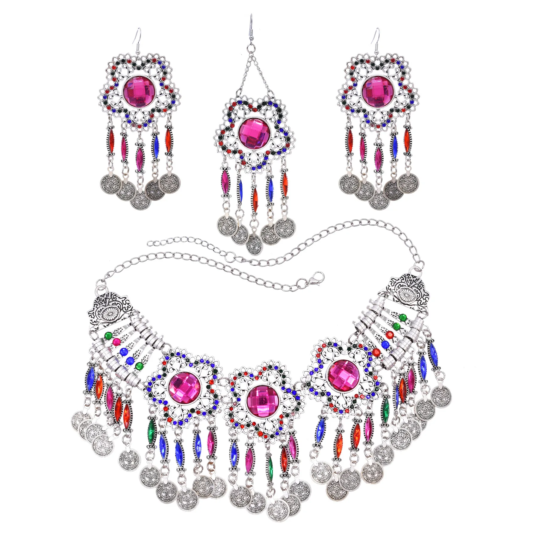 ชุดเครื่องประดับสไตล์วินเทจ ยิ - Ethnic Fashion Co In บทวิจารณ์และราคา