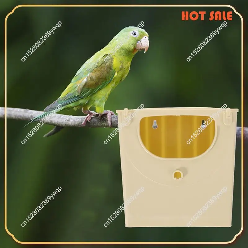 

ABFA Bird Box Hatch Nest Plastic Hut Can Hang Bird Home Balcony Decoration Bird Nest