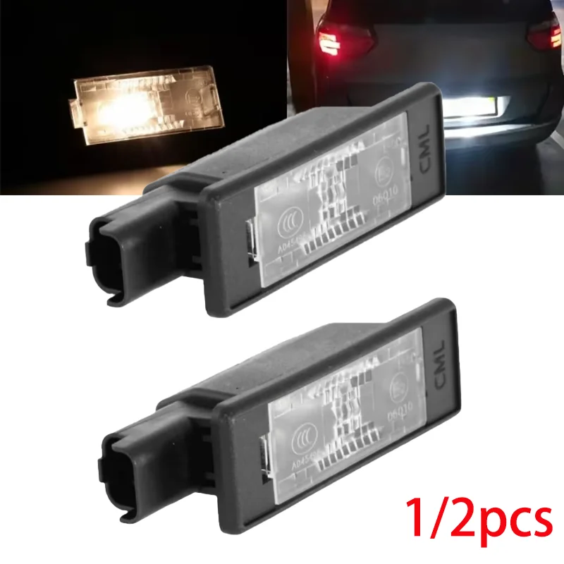 

6340F0 For Peugeot 106 1007 207 307 308 3008 406 407 508 806 Citroen C2 C3 C4 C5 C6 DS3 License Plate Lights 308408508