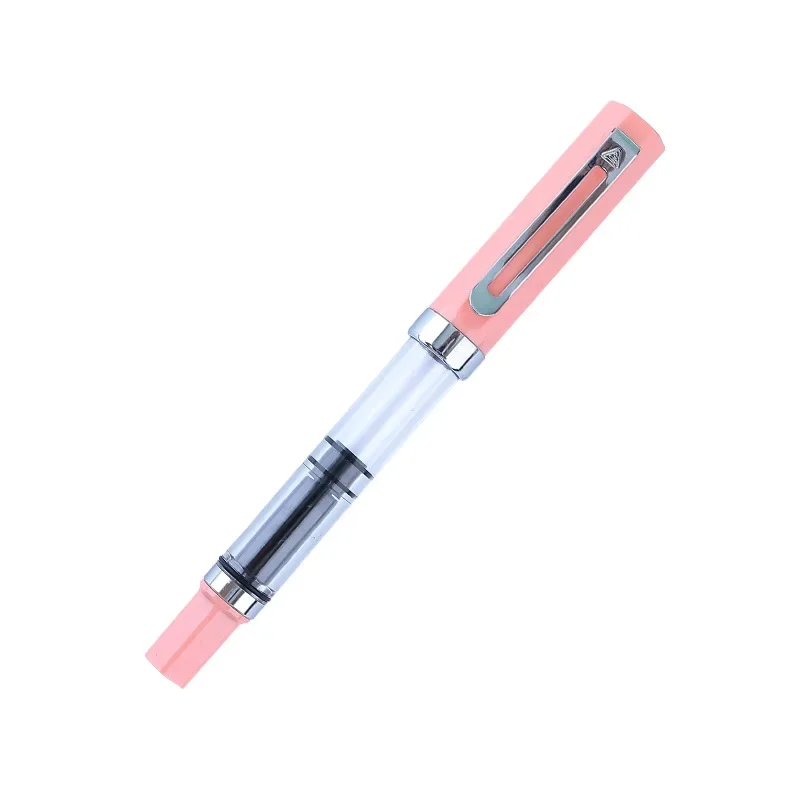 Lanbitou 3059 Piston Fountain Pen EF/F Nib Plastic Ink Pen Silver Clip Business PK JINHAO Stationery Office School Supplies