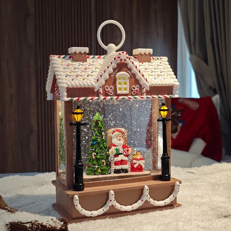 Wholesale Christmas crystal balls, glass music boxes, LED lights, holiday decorations, and holiday gift decorations