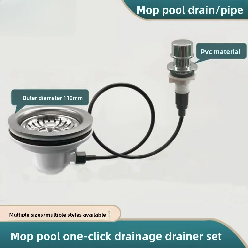 Ceramic Mop Pool, Mop Pool, Table-controlled Sewer, Mop Pool, One-button Drainage, Falling Water Set, Automatic Sewer.