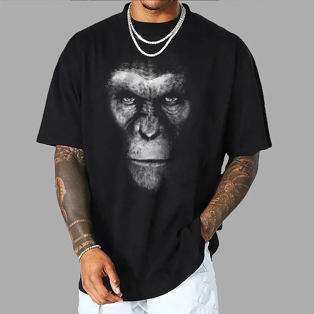 New Arrivals Orangutan Print Gorilla New Design Men's T-shirt Casual Tees Tshirts for Summer Men's Clothing Tops Graphic T Shirt