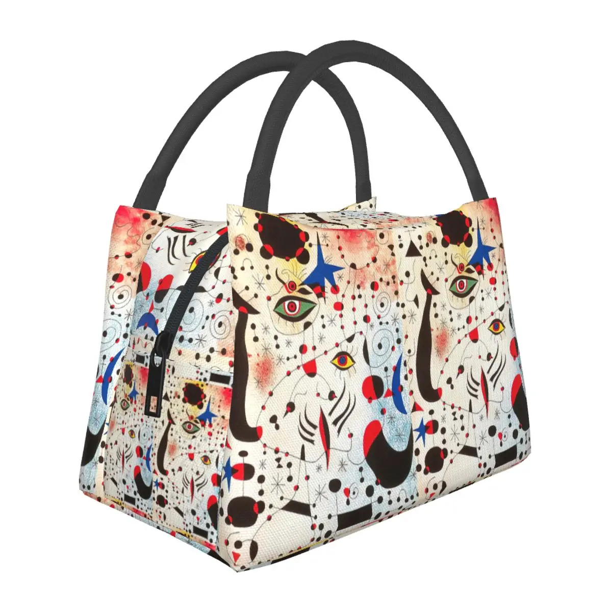 

Термосумка для обедов Joan Miro для женщин, портативный контейнер для пикника, термоконтейнер для еды, сумка-холодильник для ланча