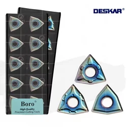 DESKAR 100% originale WNMG080404 WNMG080408 MA MS MM TF618 inserti in acciaio temprato tornio CNC taglio utensili per tornitura esterna