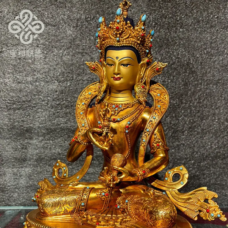 Vajrasattva pure copper gilt Buddha statue selection w1 Tibetan tantra Buddhist hall is dedicated to Nepal