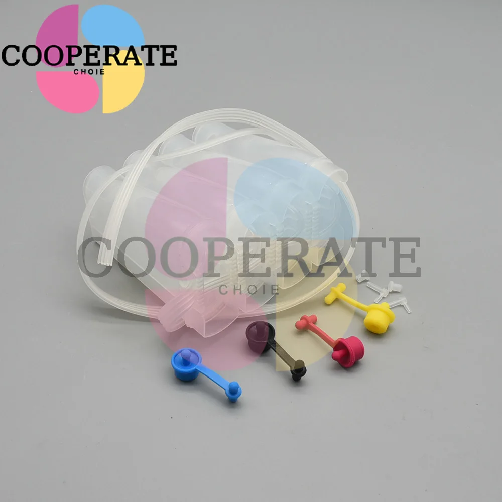 4 Color 85ML DIY Continuous Ink Supply System Outer Ink Tank Universal CISS Refill Kit support for Epson Canon HP Brother Inkjet