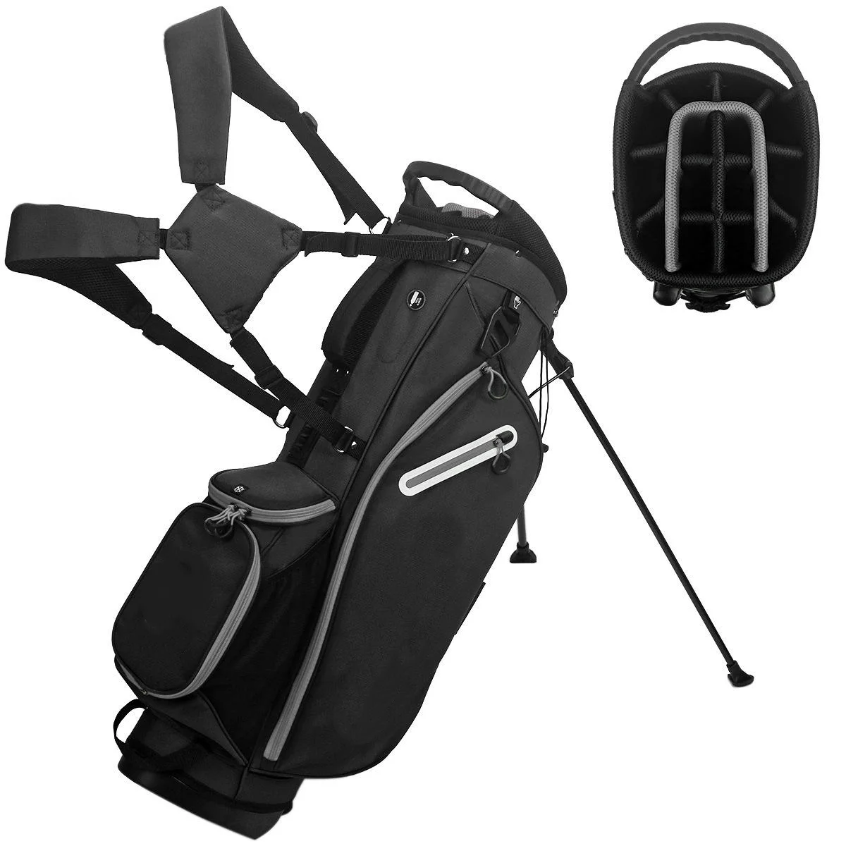 

High Quality 14 Way Golf Stand Bag Waterproof Lightweight Durable Golf Cart Bag for Men with Custom Logo