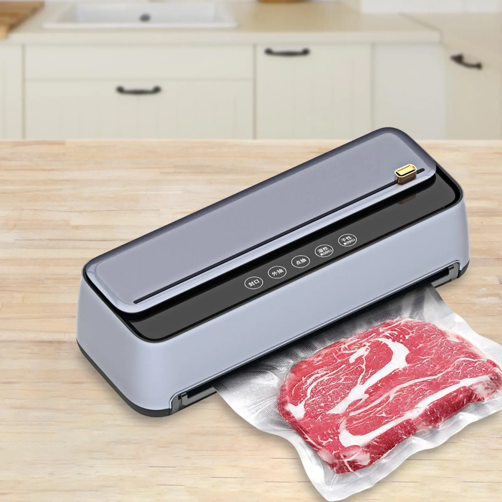 ماكينة سد الفراغ للأغذية الرطبة الجافة، تخزين الطعام القوي من Sous Vide