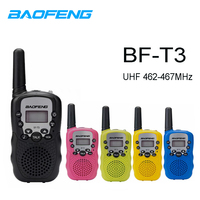 2pcs  Baofeng T3  Walkie Talkie 3-10KM Talk Range Interphone For Kids Adults Outdoor Adventure dual band fm transceiver bf t3