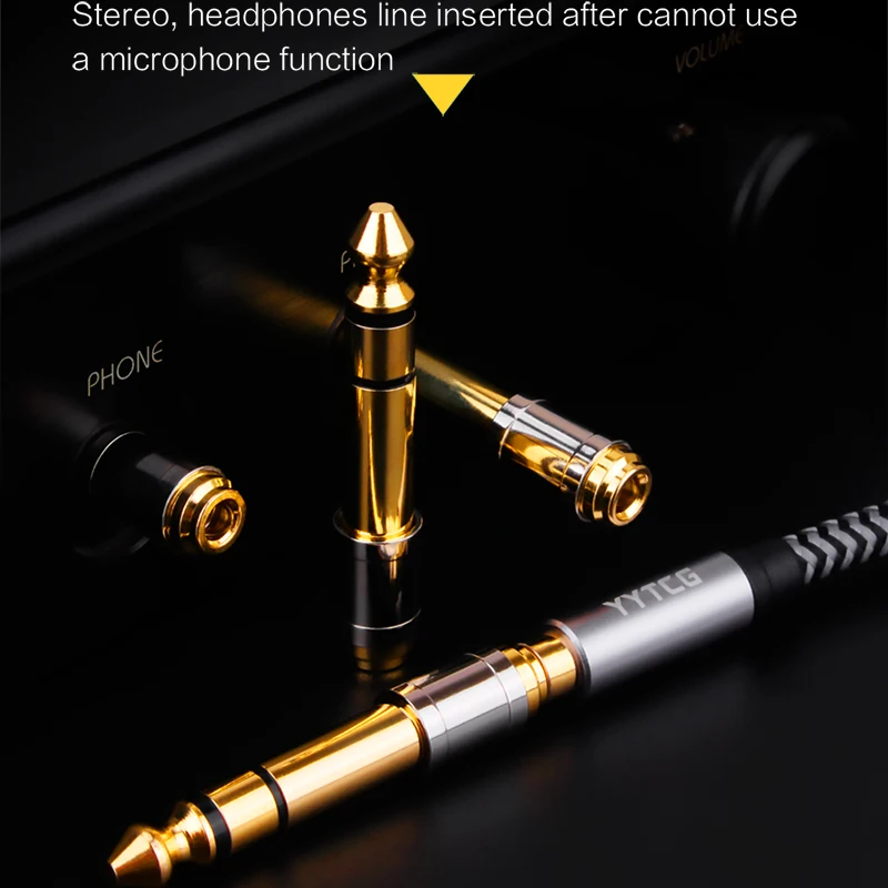 1PCS 3.5 To 6.35 Audio Adapter 6.5mm To 3.5mm Jack Converters Male Female Connector Headphone Plug 6.3mm 6.5mm Converter Plug