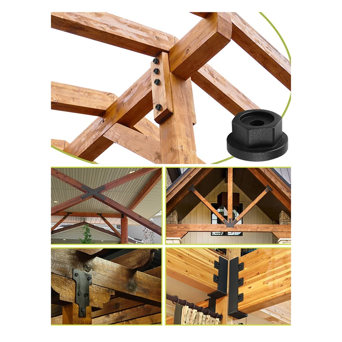 AB06 Hex Nuts 12PCS…