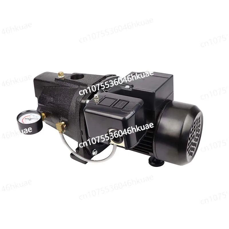 Rugged Cast Iron 115 V 3/4 Shallow Well Jet Preinstalled Pressure Centrifugal Water Pump Ejector