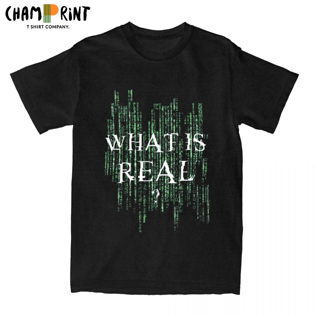 Men T-Shirts The Matrix Movie Code Novelty 100% Cotton Tees Short Sleeve Neo Morpheus T Shirt Round Neck Tops Classic