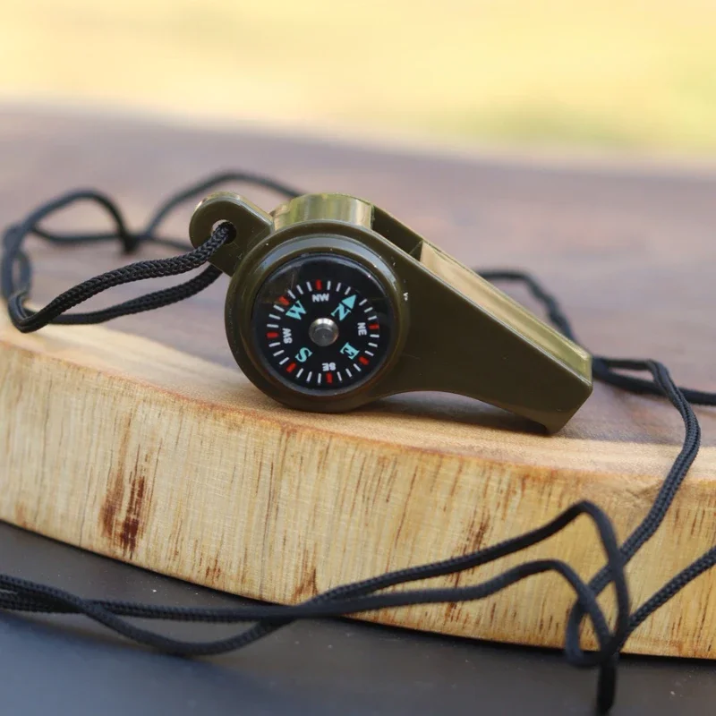 

3 в 1, аварийный свисток для выживания, компас, термометр, свисток для рефери, черлидинга, спортивные товары, инструменты для кемпинга, пешего туризма, улицы