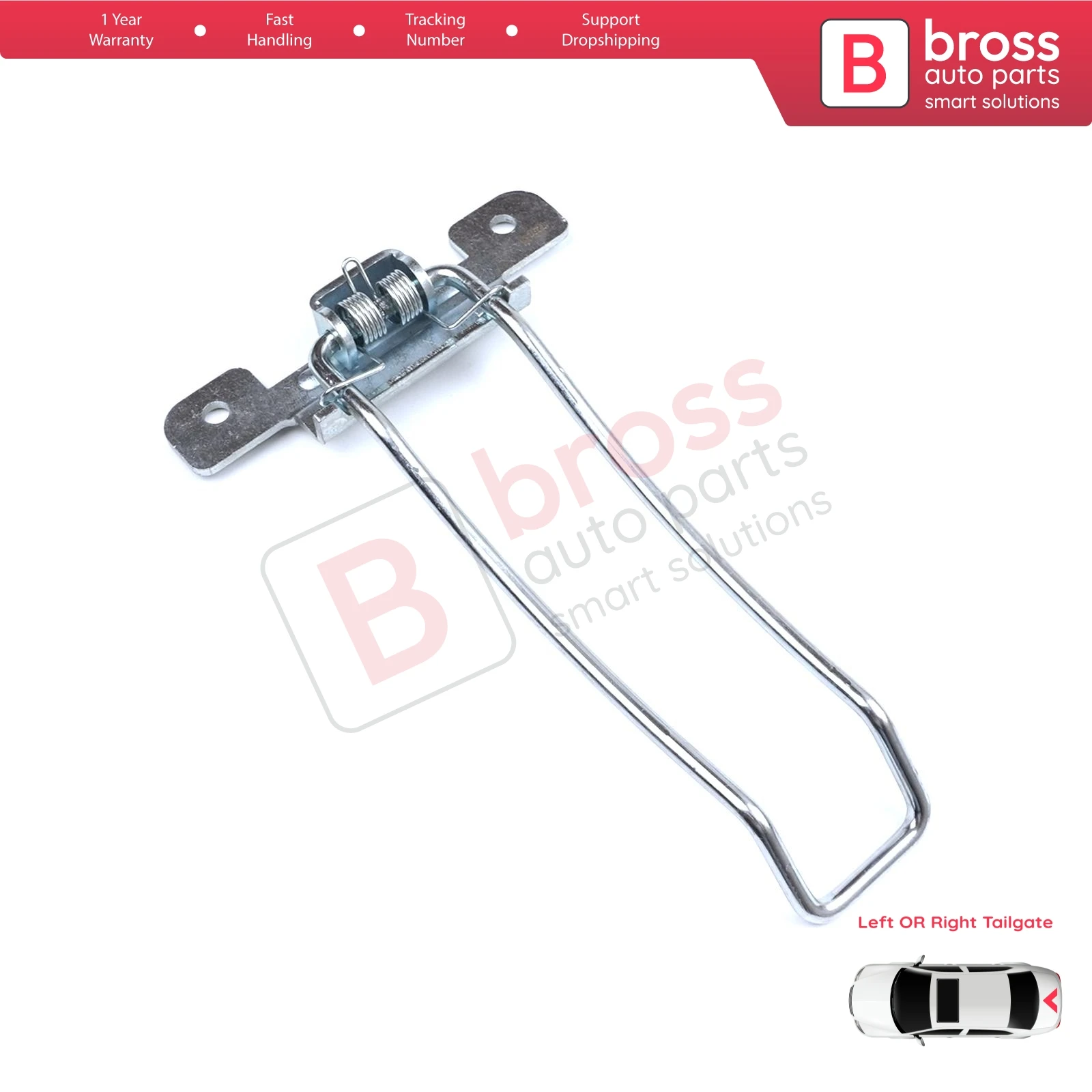 BDP1301 Rear Left or Right Trunk Door Wedge Catch Hinge Brake Stop Check Strap Limiter for Iveco Daily 1999-2014 500365957