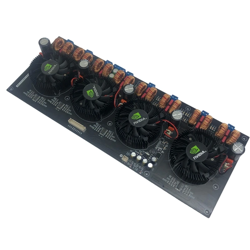 TPA3255 8-channel digital D-class high-power amplifier board 300W * 8 luxury fan