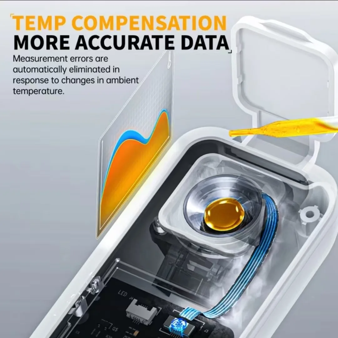 JBM-10 JBM-20 Sugar Density Content Meter Measure Fruit Juice Food Wine Beer 32%/55% Digital Brix Refractometer Rechargeable