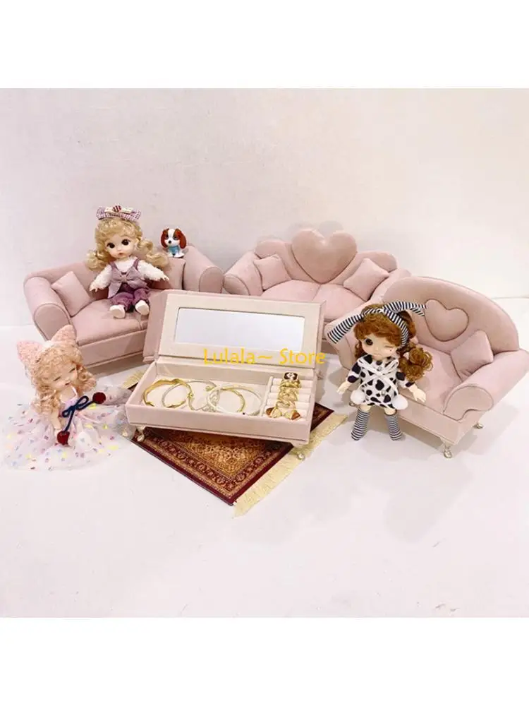 

Y4QA 1/6 Scale Dollhouses Dovingat Dofa Disterry Diewelry Show для художественных и творческих аранжировок