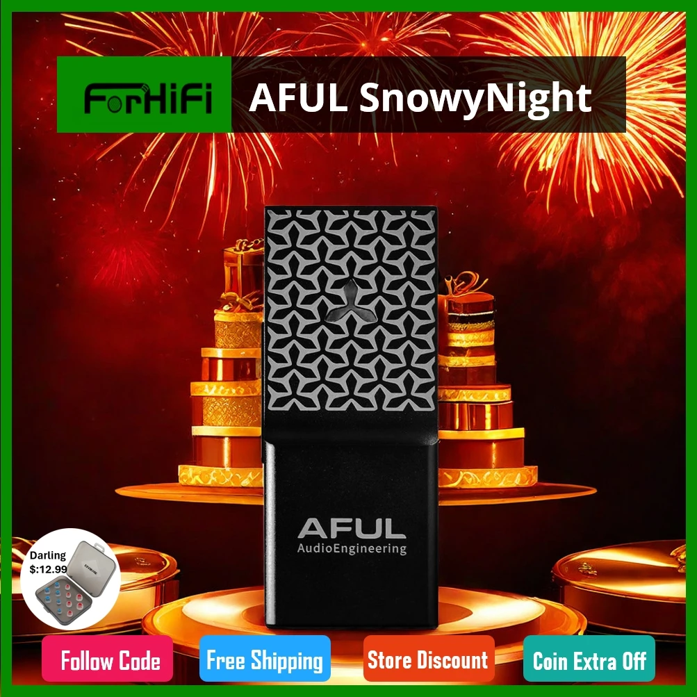 

AFUL SnowyNight Портативный USB DAC & AMP Dual CS43198 чипы без потерь передачи 32/768 кГц PCM DSD256 3,5 мм 4,4 мм сбалансированный