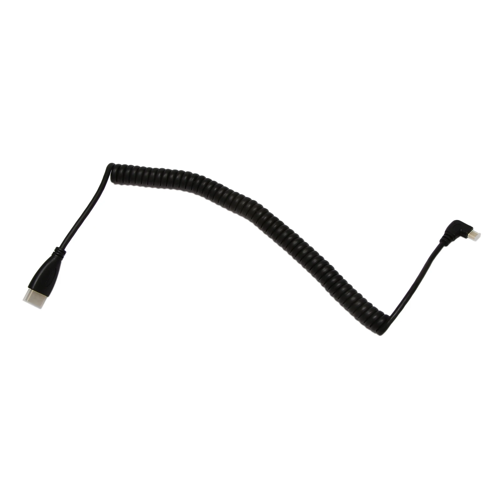 Efficient 2X Left-Angled Micro- To Male Cable Stretched Length For Cameras