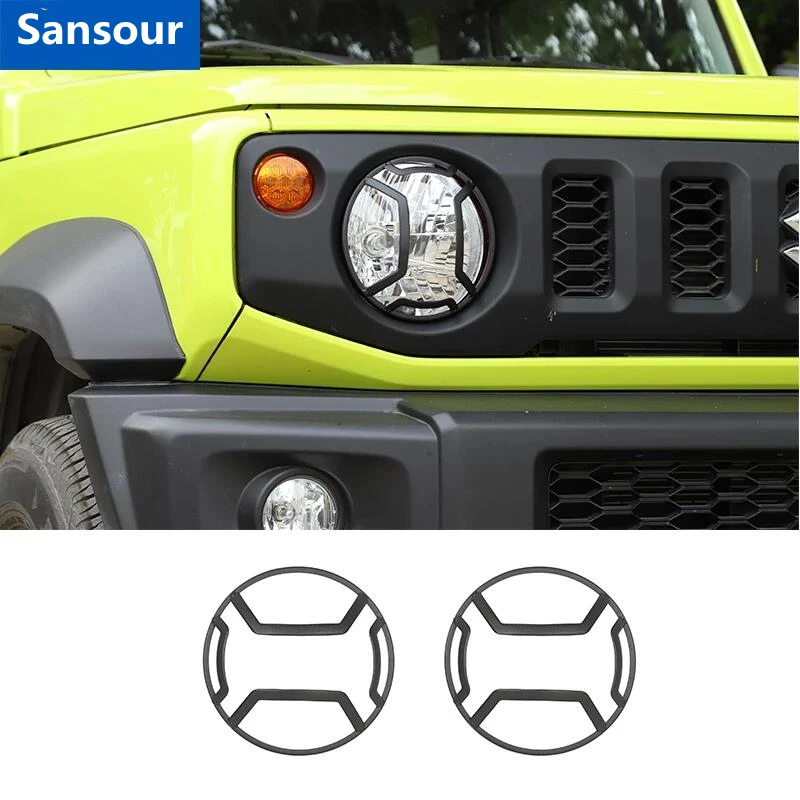 

Lamp Hoods for Suzuki Jimny JB74 Iron Car Front Headlight Light Lamp Cover for Suzuki Jimny 2019-2022 Accessories Sansour