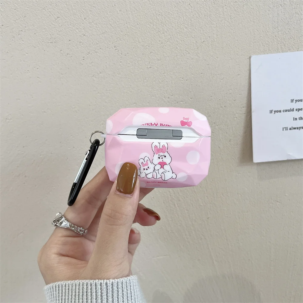 Чехол для наушников AirPods Pro, симпатичный мультяшный чехол для наушников Love Bunny s для AirPods 1 2 3 Pro 2rd, защитный чехол для гарнитуры