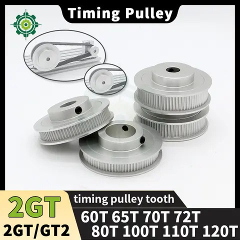 2GT 타이밍 풀리 60T 65T 70T 72T 80T 100T 110T 120T 60치 70치 72치 80치 100치 110치 120치 GT2 풀리 3D 2M