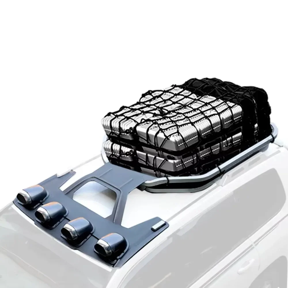 New Design Multifunction  Alloy  ABS  Plastic  Top Roof Luggage Racks for Land Cruiser Prado 150 Roof Rack