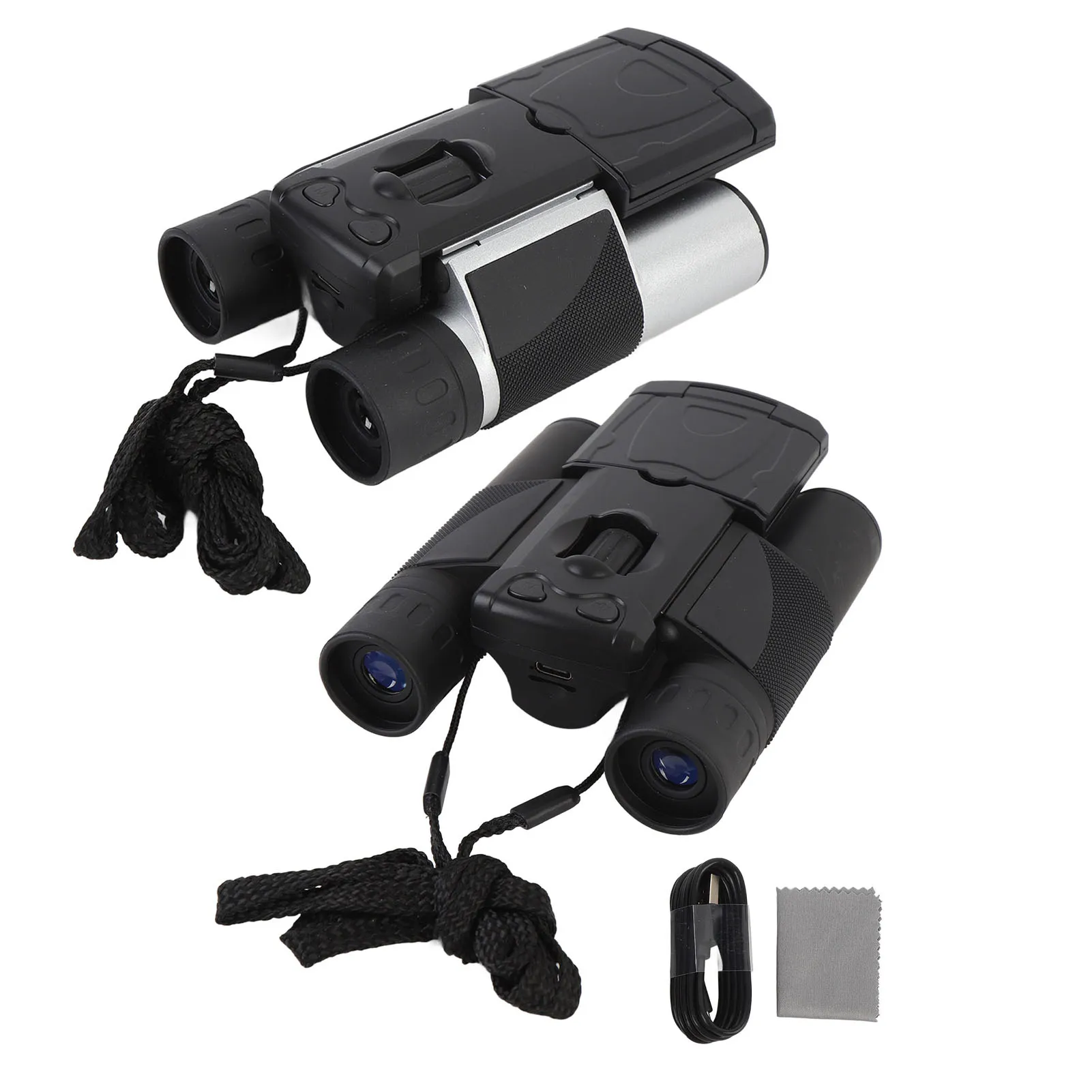 

Цифровой бинокль с двумя широкоугольными объективами, 8-кратным цифровым зумом и функцией записи, с отверстием под винт 1/4 дюйма для наблюдения за птицами