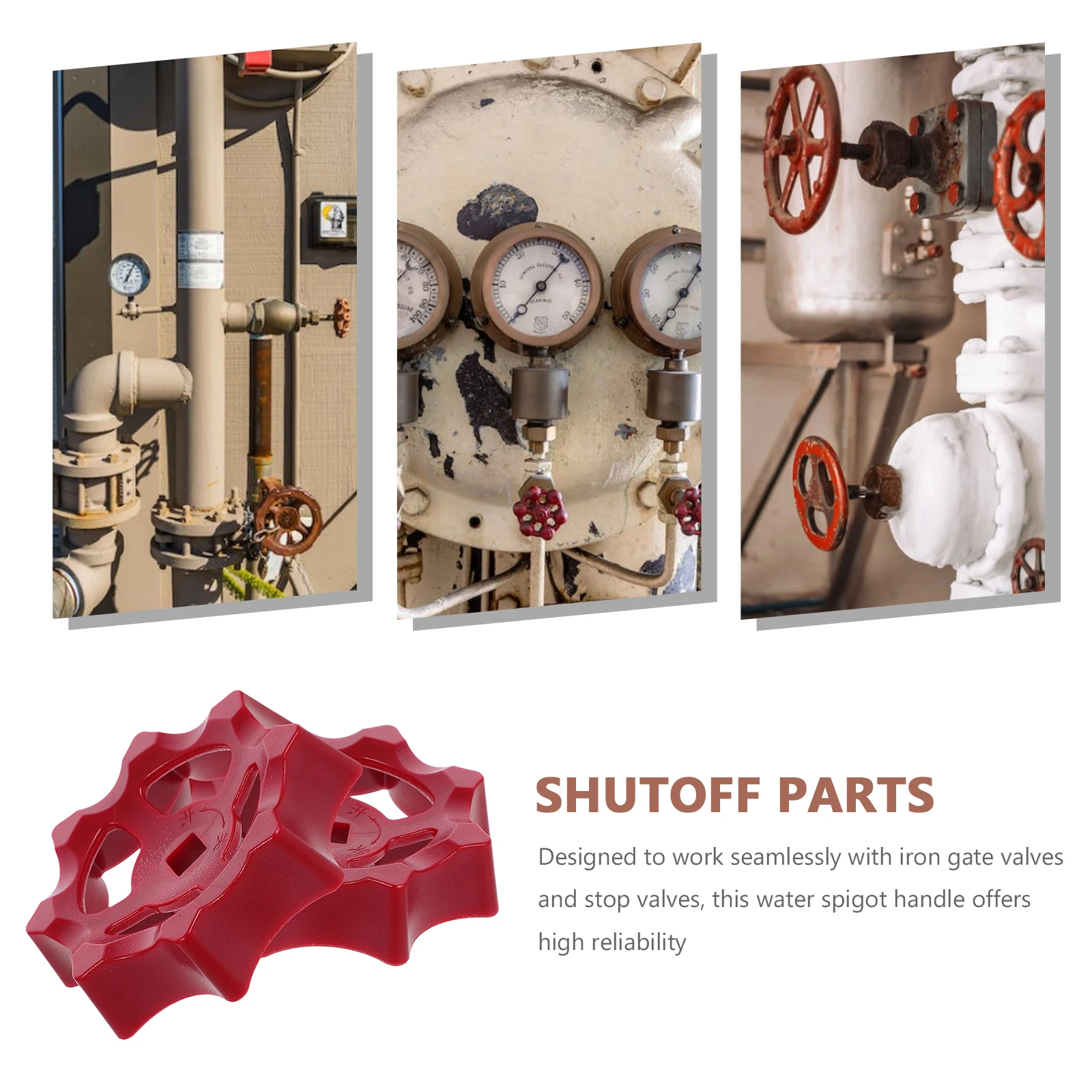 

Universal Valve Handwheel Handle 7mm Water Spigot Gate Faucet Shut Hose Metal Decorative Wheel Pool Sink Gas