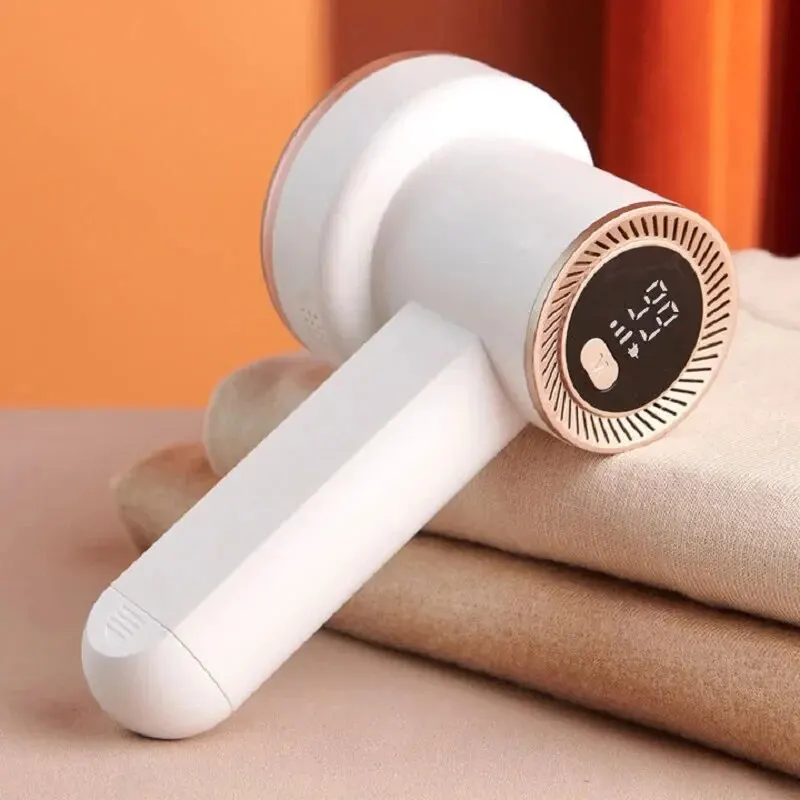 

Lint Remover Shaver with Digital Display Sweater Couch Fabric Pill Shaver Sweater Couch Clothes Carpet