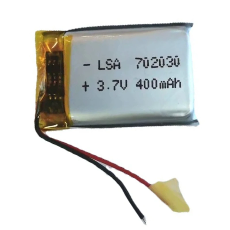 Lot 10 Pcs 3.7V 400mAh Lithium Polymer Lipo Rechargeable Battery Lion 702030 for MP3 MP4 GPS Bluetooth Headset Camera 7*20*30mm