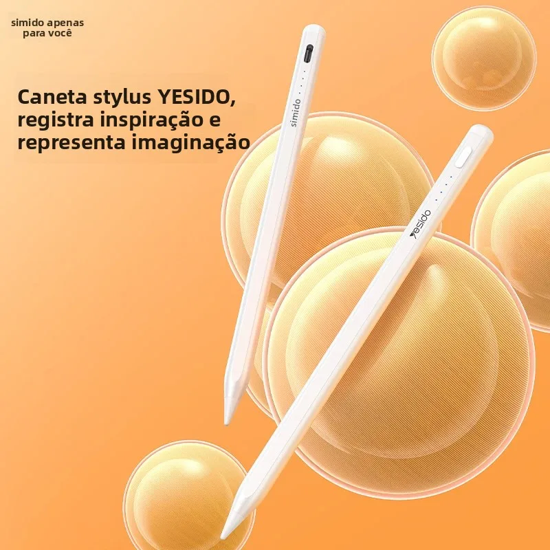 Caneta capacitiva magnética YESIDO ST17 adequada para tablets Apple, iPad, caneta touch, caneta para tela, caneta para desenho, caneta para escrita à mão.