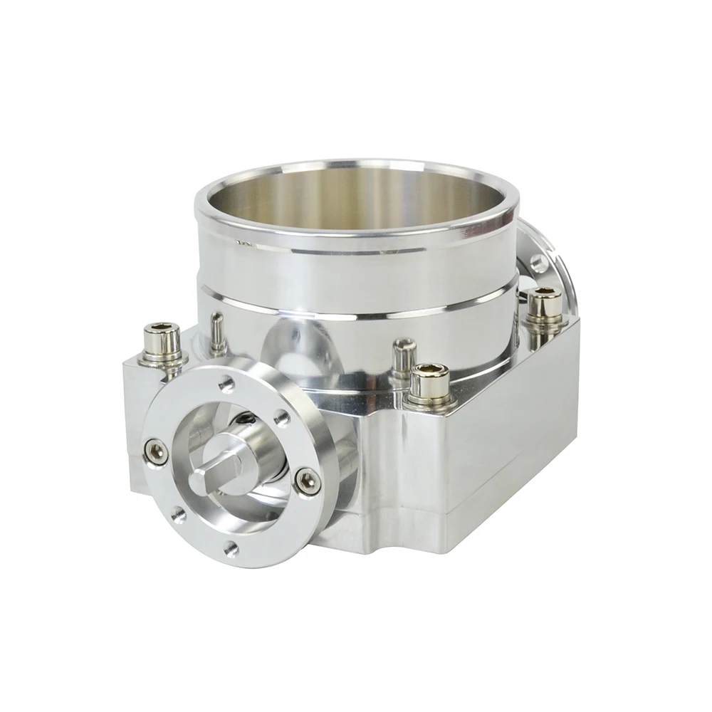 WLR - NEW 65MM 70MM 80MM 90MM THROTTLE BODY PERFORMANCE INTAKE MANIFOLD BILLET ALUMINUM HIGH FLOW