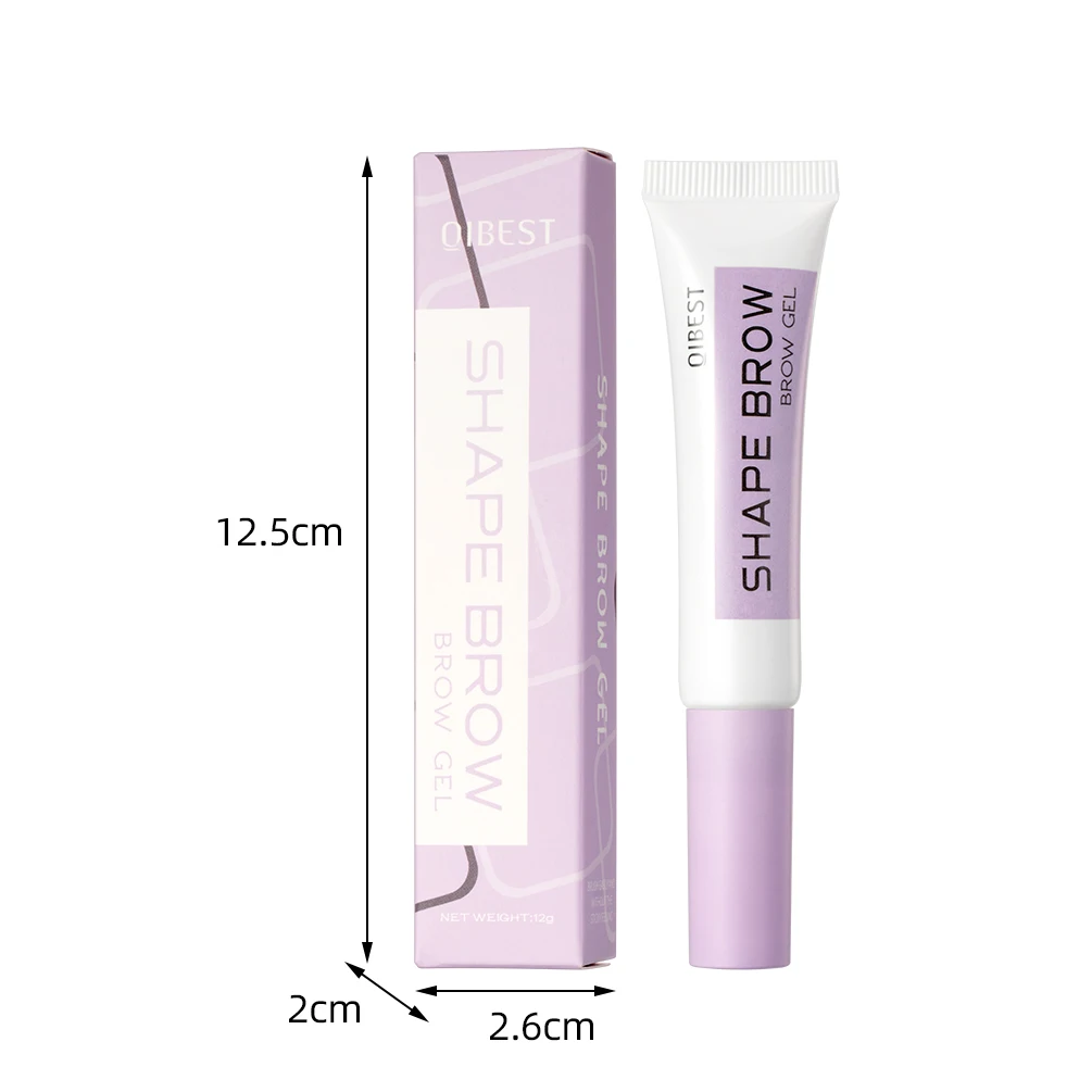 Qibest transparente sobrancelha estilo sabão sobrancelhas gel de longa duração em forma de sobrancelha cera cremosa incolor pomada elevador natural selvagem sobrancelha